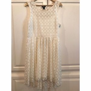 Lace high low dress